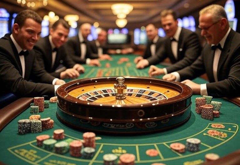 European roulette wheel